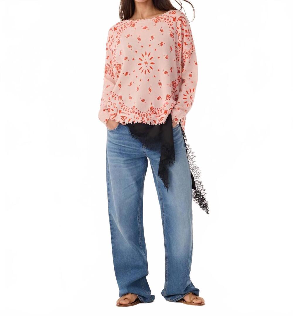 NEW KUJTEN mela bandana bico sweater in skin